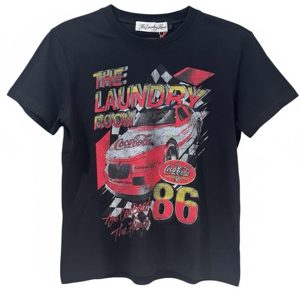The Laundry Room x Coca-Cola Graphic Tee – “86 Racing” (NWT) L